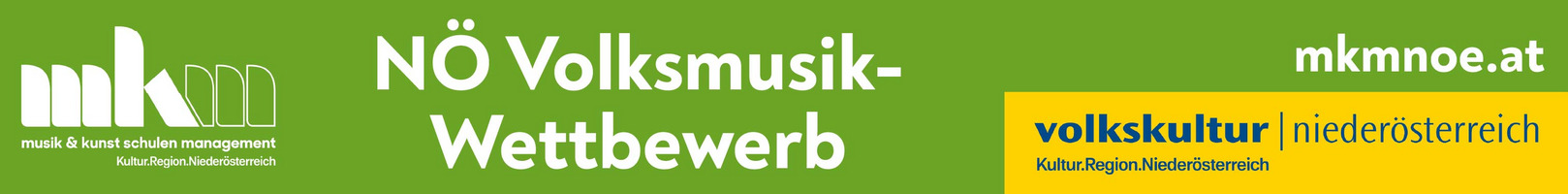 NÖ Volksmusikwettbewerb-Banner