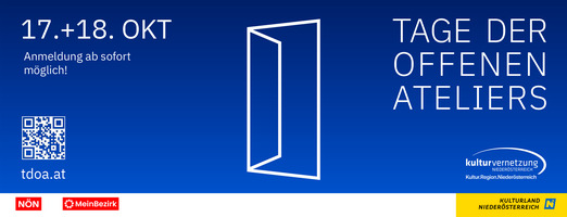 Tage der offenen Ateliers im Oktober - jetzt anmelden!