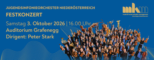 Das Jugendsinfornieorchester gastiert am 3. Oktober in Grafenegg.