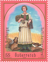 Briefmarke der Heiligen Notburga
