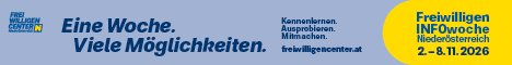 Die FreiwilligenINFOwoche vom 2. bis 8. November in ganz Niederösterreich.